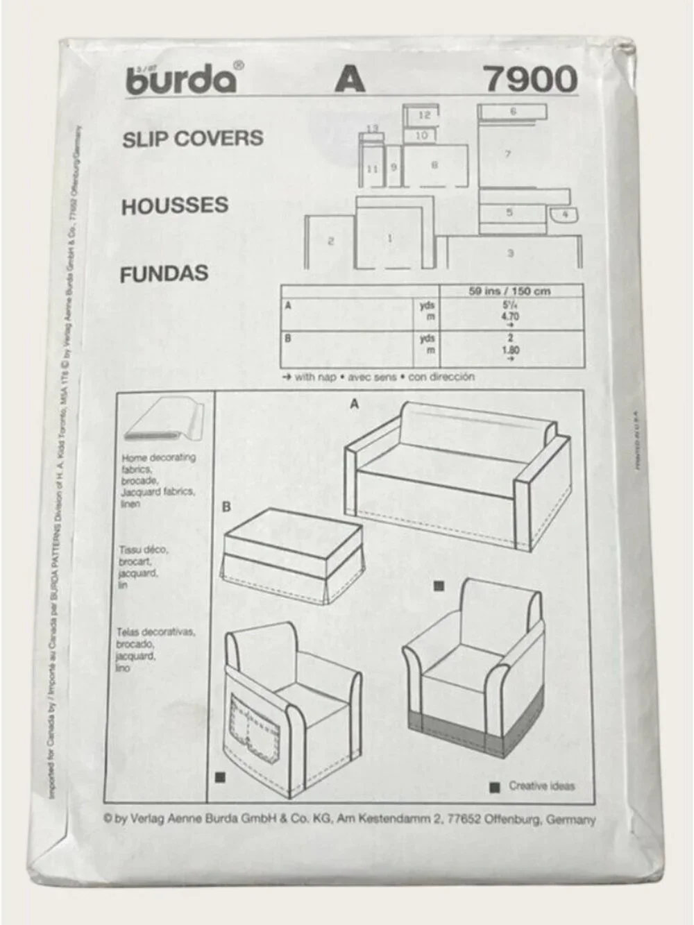 Burda sewing pattern